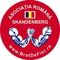Logo Asociatia Romana de Skandenberg "Brat de Fier"